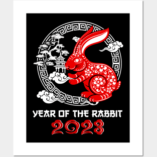 Year Of the Rabbit 2023 - Chinese Zodiac New Year 2023 Posters and Art